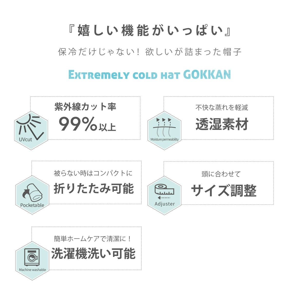 機能特性極寒保冷帽子